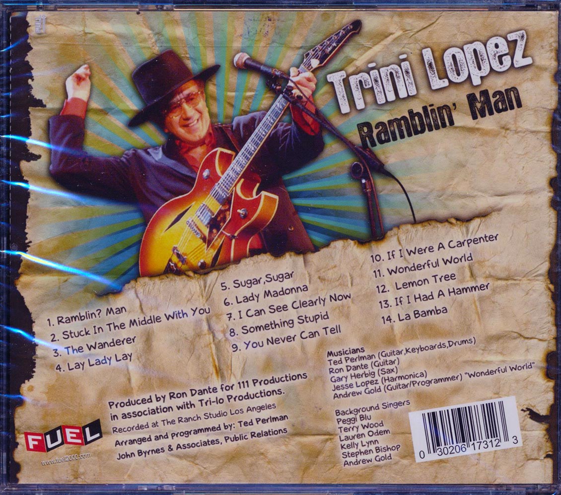 Trini Lopez - Ramblin' Man [New CD]