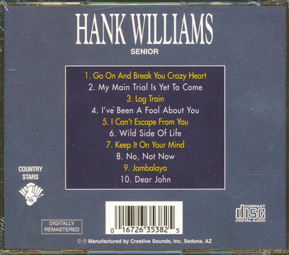 Hank Williams - Jambalaya [New CD]