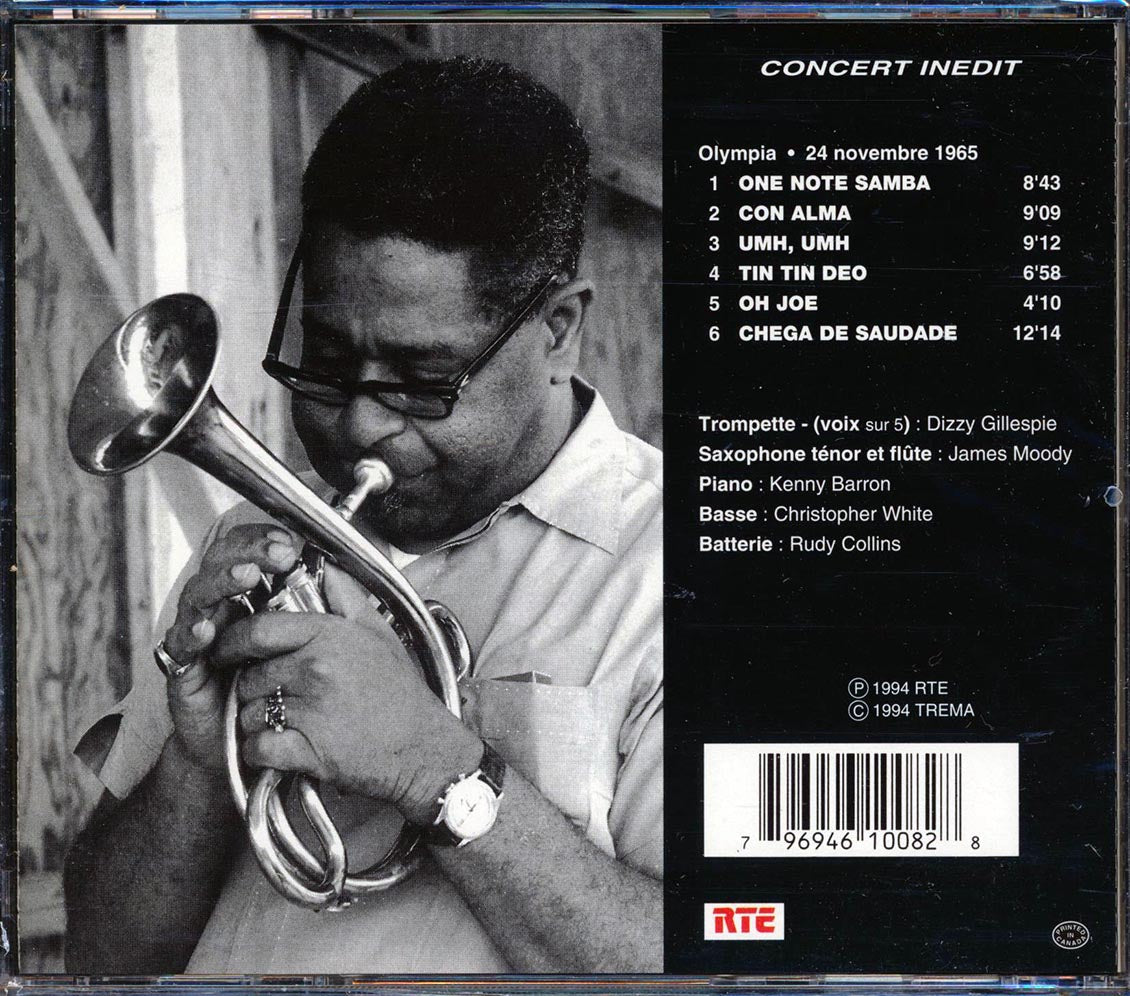 Dizzy Gillespie & His Quintet - En Concert Avec Europe1: Olympia, 24 Novembre, 1965 [New CD]