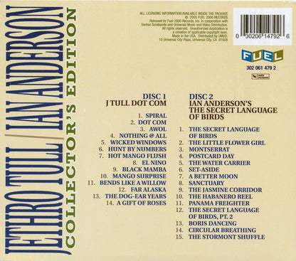 Jethro Tull, Ian Anderson - J-Tull Dot Com + The Secret Language Of Birds: Collector's Edition (29 tracks) (2xCD) [New CD]