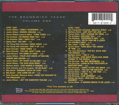 Jackie Wilson, The Chi-Lites, Gene Chandler, Etc. - The Brunswick Years Volume 1 (40 tracks) (2xCD) [New CD]