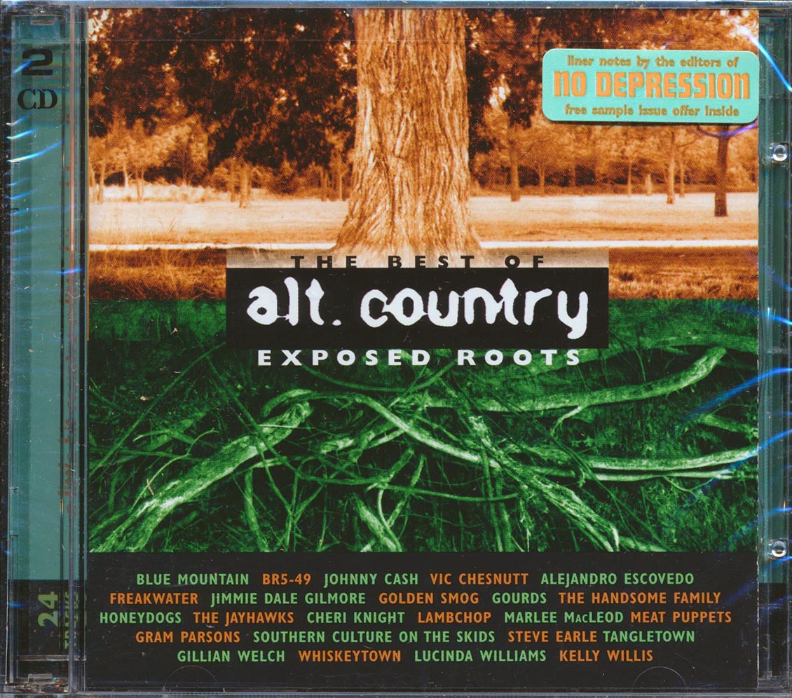 Kelly Willis, Lucinda Williams, Freakwater, Johnny Cash, Meat Puppets, Etc. - Exposed Roots: The Best Of Alt. Country (24 tracks) (2xCD) [New] [New CD]