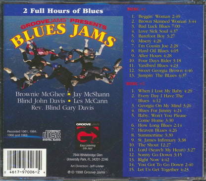 Brownie McGhee, Jay McShann, Blind John Davis, Les McCann, Rev Blind Gary Davis - Blues Jams (28 tracks) (2xCD) [New CD]