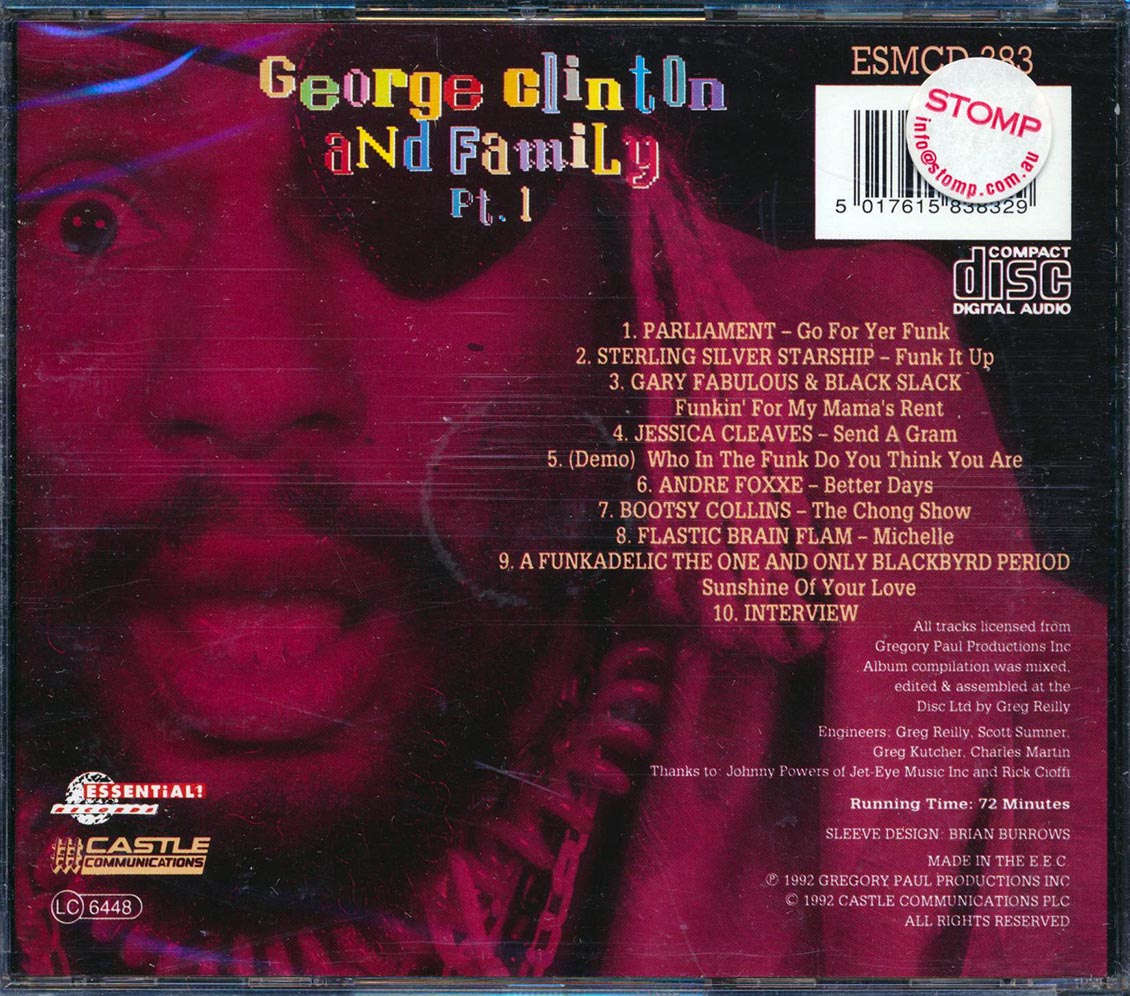 Funkadelic (Parliament), Bootsy Collins, Etc. - - George Clinton & Family Part 1 [New CD]