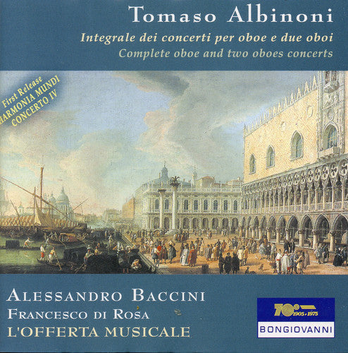 Albinoni / Baccini / Di Rosa / Parravicini - Complete Oboe Concertos Music CD