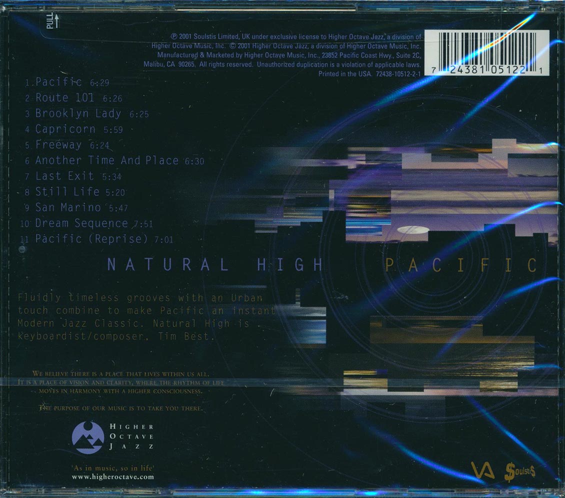 Natural High - Pacific [New CD]