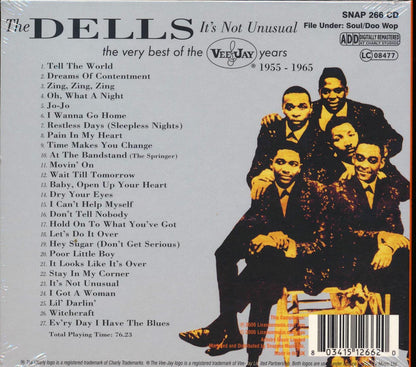 The Dells - It's Not Unusual: The Very Best Of The Vee-Jay Years 1955-1965 (27 tracks) [New CD]
