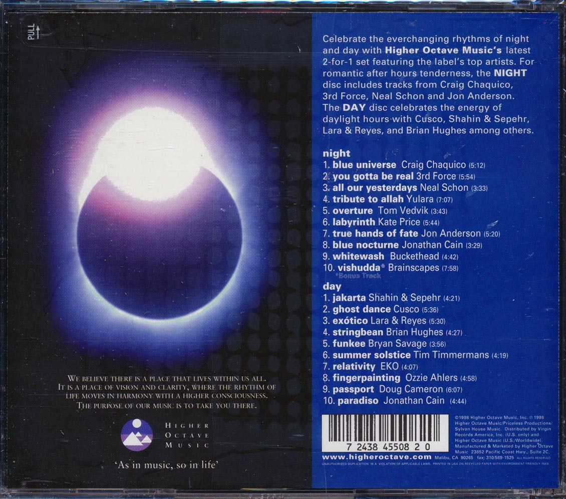 Neal Schon, Brian Hughes, EKO, Brainscapes, Etc. - Night + Day (20 tracks) (2xCD) [New CD]