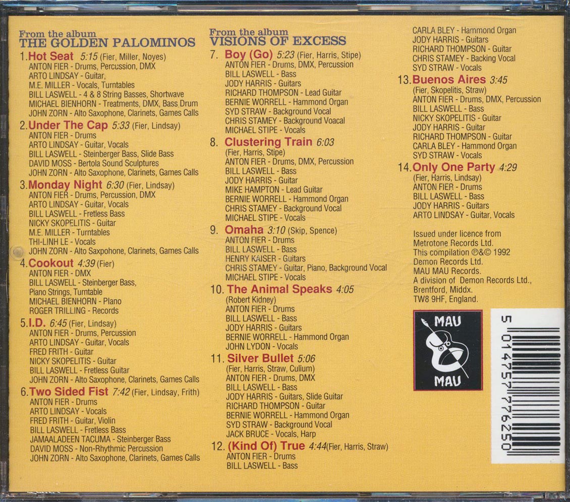The Golden Palominos - A History: Volume 1 1982-1985 [New CD]