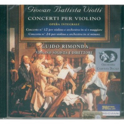 Guido Rimonda - Violin Concertos Music CD