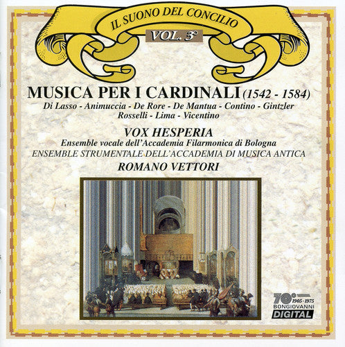 Contino / Romano Vettori - Musica Per I Cardinali Music CD