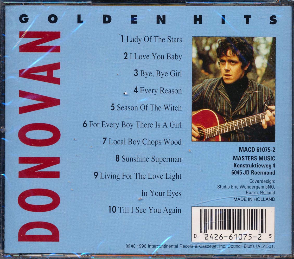 Donovan - Golden Hits [New CD]