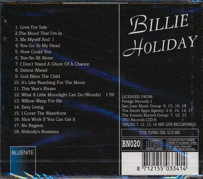 Billie Holiday - The Voice Of Jazz [New CD]