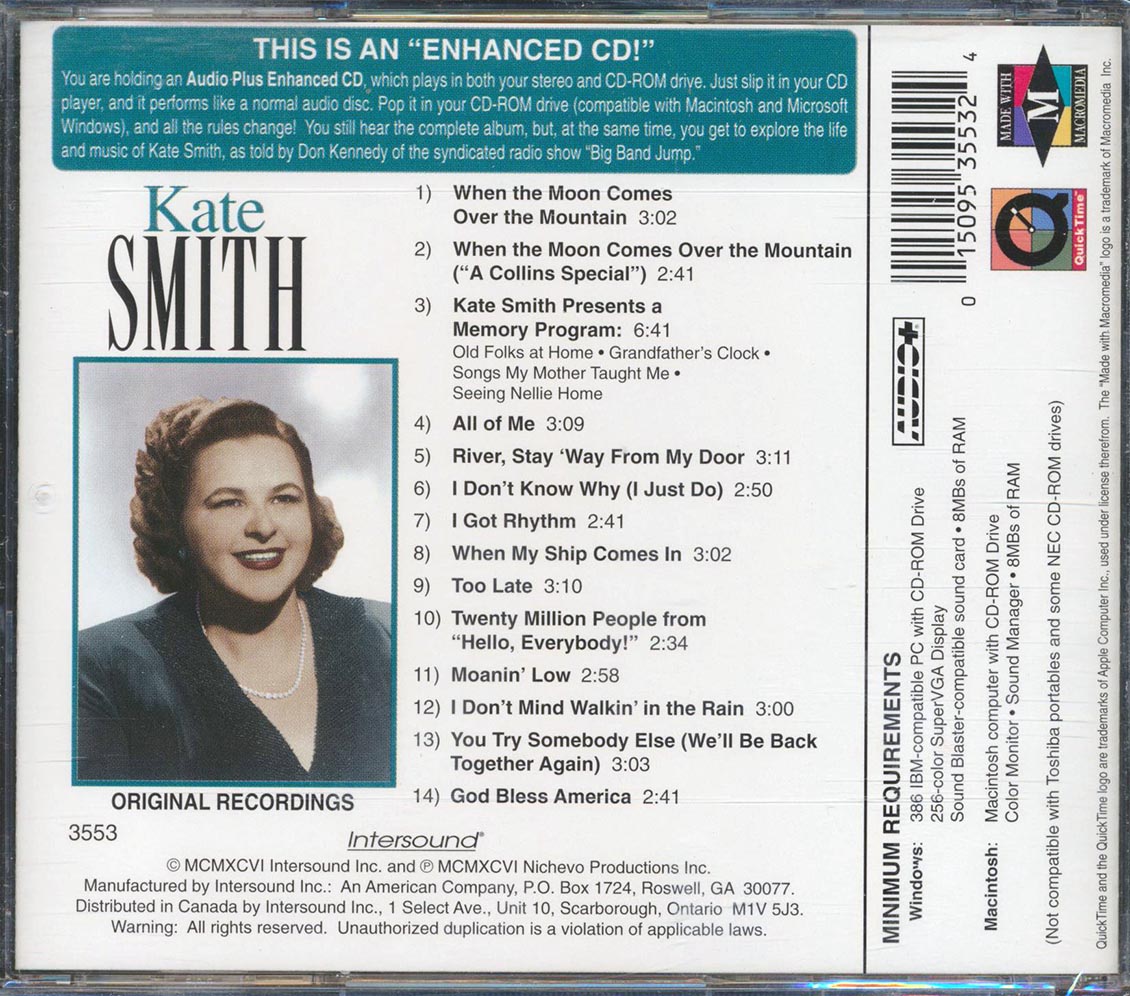Kate Smith - Kate Smith: Original Recordings [New CD]
