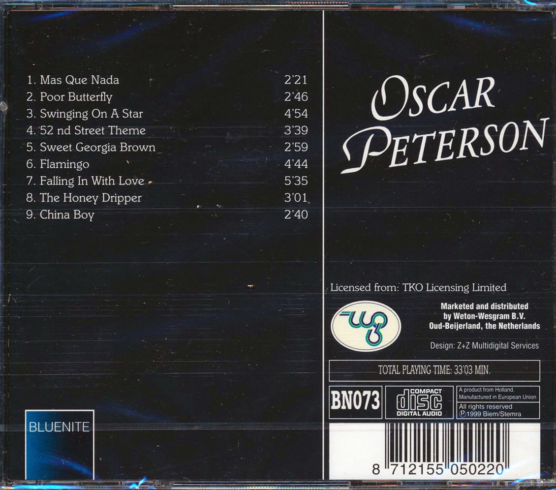 Oscar Peterson - Swinging On A Star [New CD]