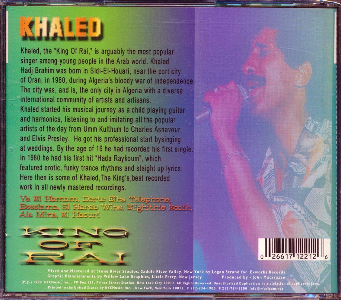Khaled - King Of Rai [New CD]