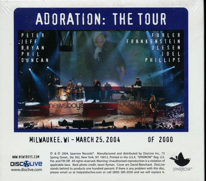 Newsboys - Adoration: The Tour, Live In Milwaukee, Wisconsin, 03.25.04 (numbered ltd.ed.) (2xCD) [New CD]