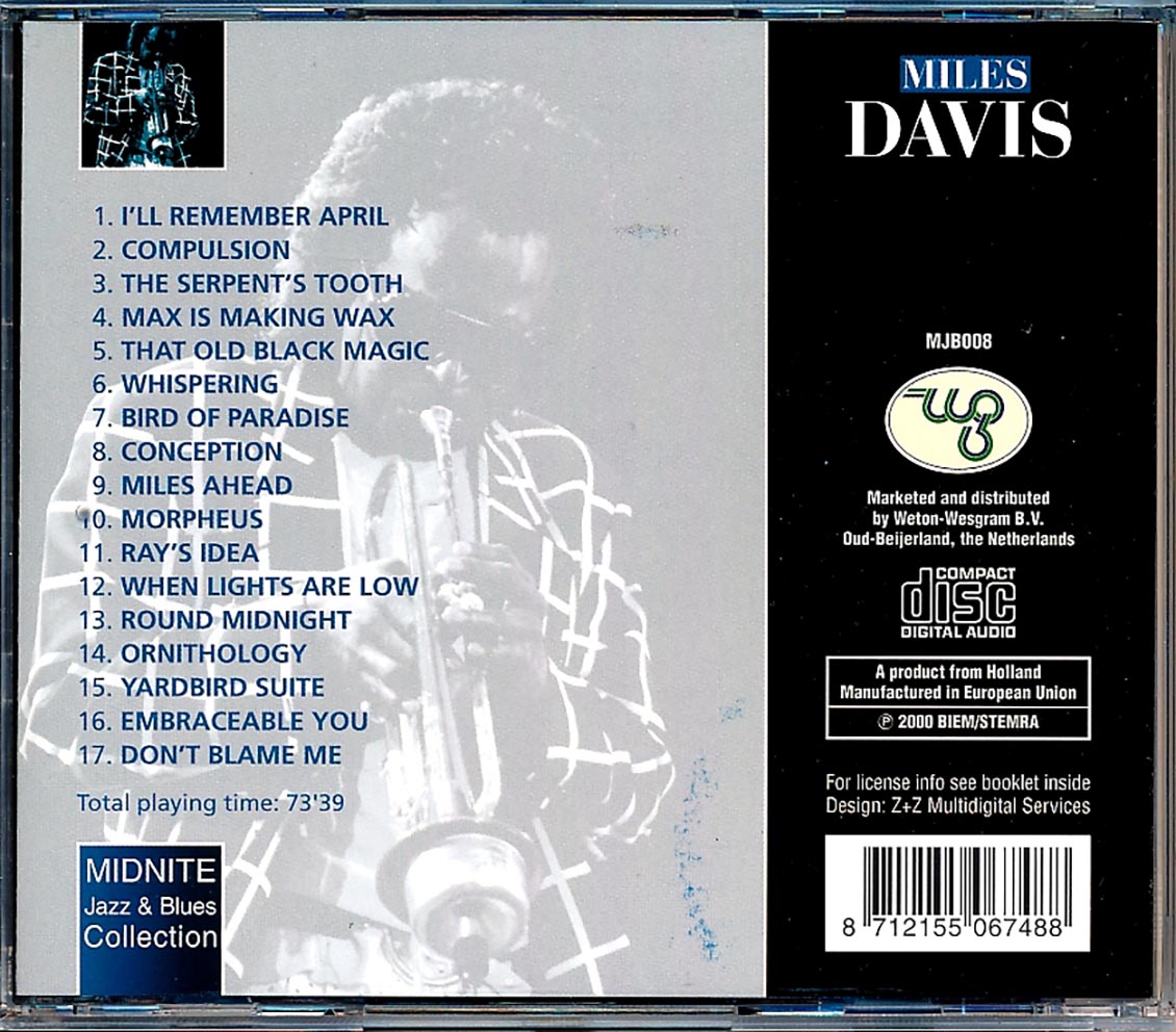 Miles Davis - Cool Jazz Classics [New CD]