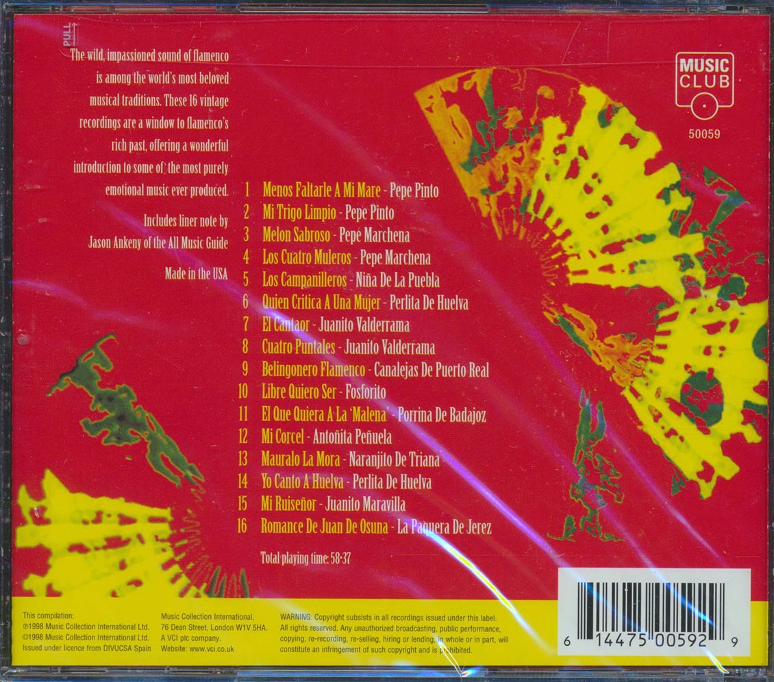 Various - El Sonido De Flamenco: 16 Traditional Songs From The Heart Of Spain [New CD]