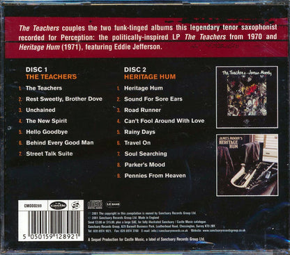 James Moody - The Teachers + Heritage Hum (2 albums on 1 CD) (2xCD) [New CD]