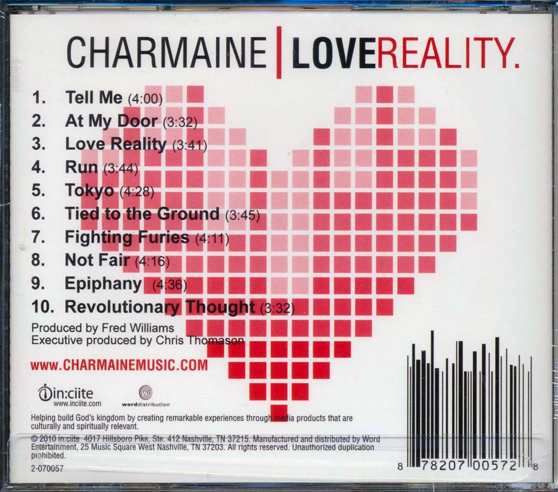 Charmaine - Love Reality [New CD]
