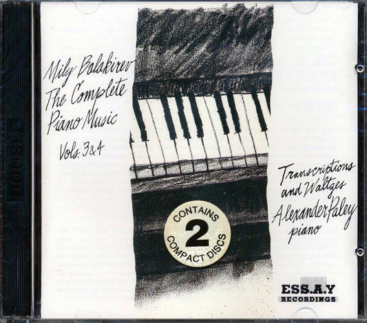 Mily Balakirev - The Complete Piano Music Volumes 3 & 4 (21 tracks) (2xCD) (incl. large booklet) [New CD]