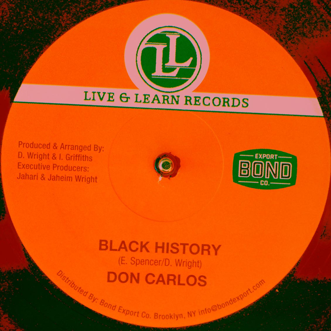 Don Carlos - Black History (Extended Mix)  /  Jr. Reid - Woman Change Your Ways; Version [New]