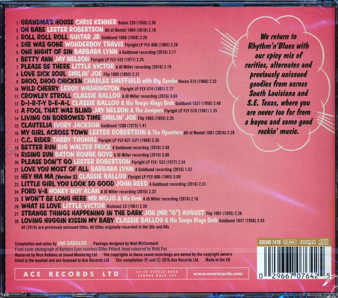 Various - Rhythm 'N' Bluesin' By The Bayou: Nights Of Sin, Dirty Deals And Love Sick Souls (incl. large booklet) [New CD]