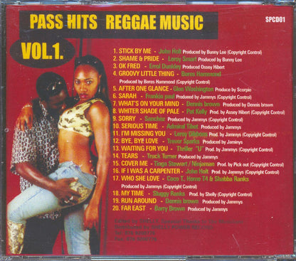 Sluggy Ranks, Barry Brown, Chuck Turner, Admiral Tibet, Etc. - Pass Hits Reggae Music Volume 1 (20 tracks) [New CD]