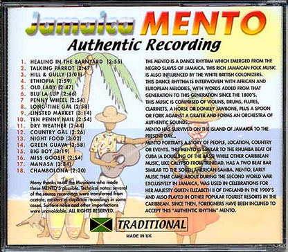 Various - Jamaica Mento Authentic Recording [New CD]