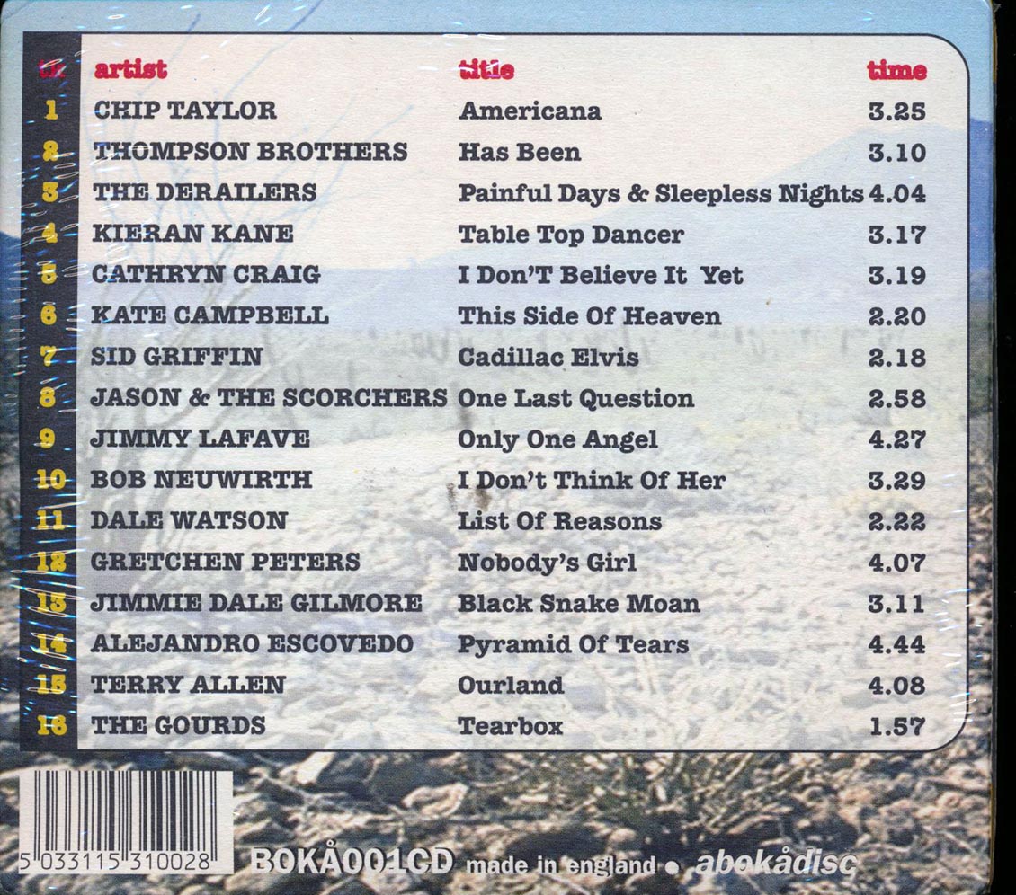 Jimmie Dale Gilmore, The Derailers, Kate Campbell, Etc. - Viva Americana (incl. large booklet) [New CD]