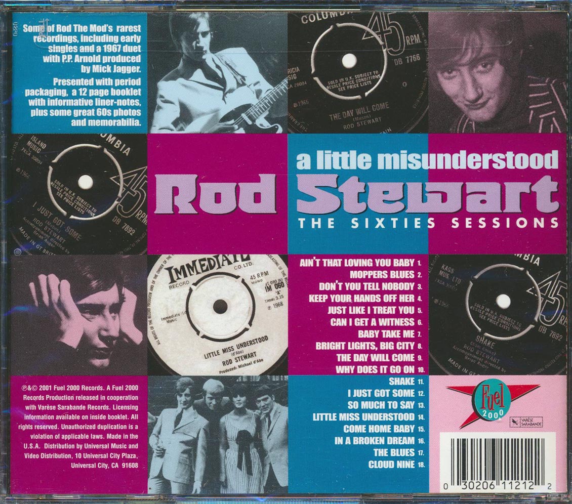 Rod Stewart - A Little Misunderstood: The Sixties Sessions (incl. large booklet) [New CD]