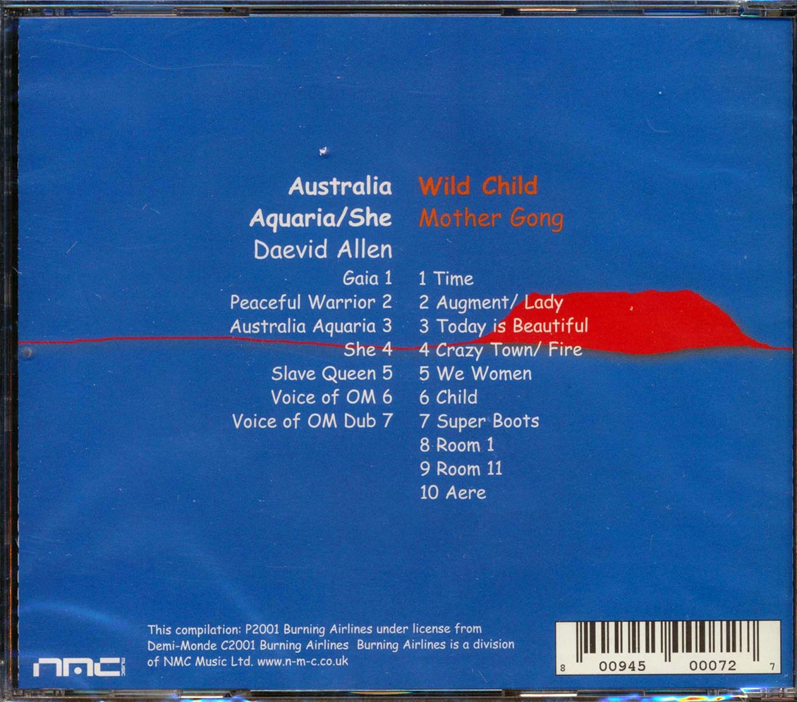 Daevid Allen, Mother Gong - Australia Aquaria: She + Wild Child (2xCD) [New CD]
