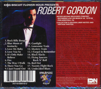 Robert Gordon - King Biscuit Flower Hour Presents In Concert [New CD]