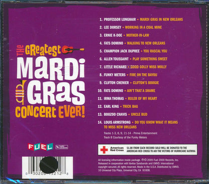 Fats Domino, Leo Dorsey, Allan Toussaint, Etc. - The Greatest Mardi Gras Concert Ever! [New CD]