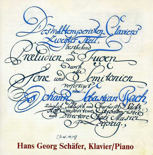 Hans-Georg SchÃ¤fer - Well Tempered Klavier 2 [2 CD]