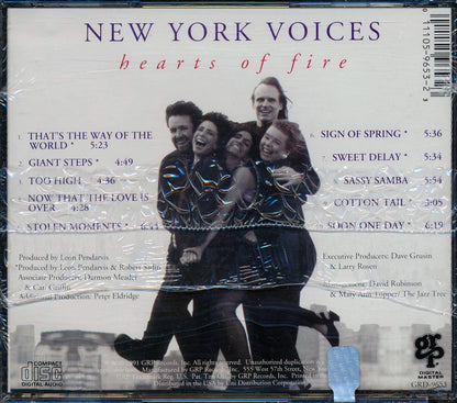 New York Voices - Hearts Of Fire [New CD]