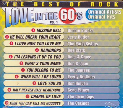 The Everly Brothers, Gene Pitney, Jerry Butler, Etc. - Love In The 60's: The Best Of Rock [New CD]