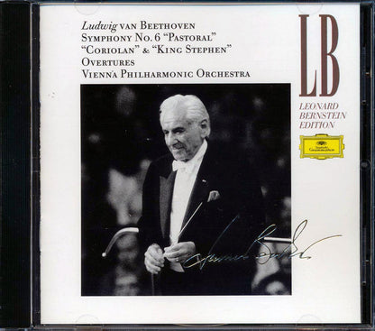Leonard Bernstein - Beethoven: Symphony No. 6 Pastorale; Overtures Coriolan & Konig Stephan [New CD]