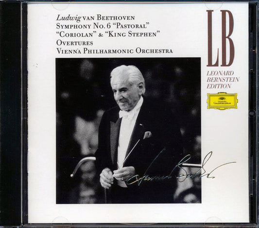 Leonard Bernstein - Beethoven: Symphony No. 6 Pastorale; Overtures Coriolan & Konig Stephan [New CD]