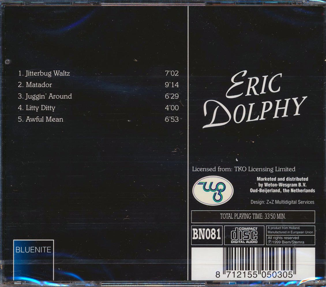 Eric Dolphy - Music Matador [New CD]