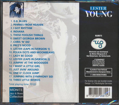 Lester Young - One O'Clock Jump [New CD]