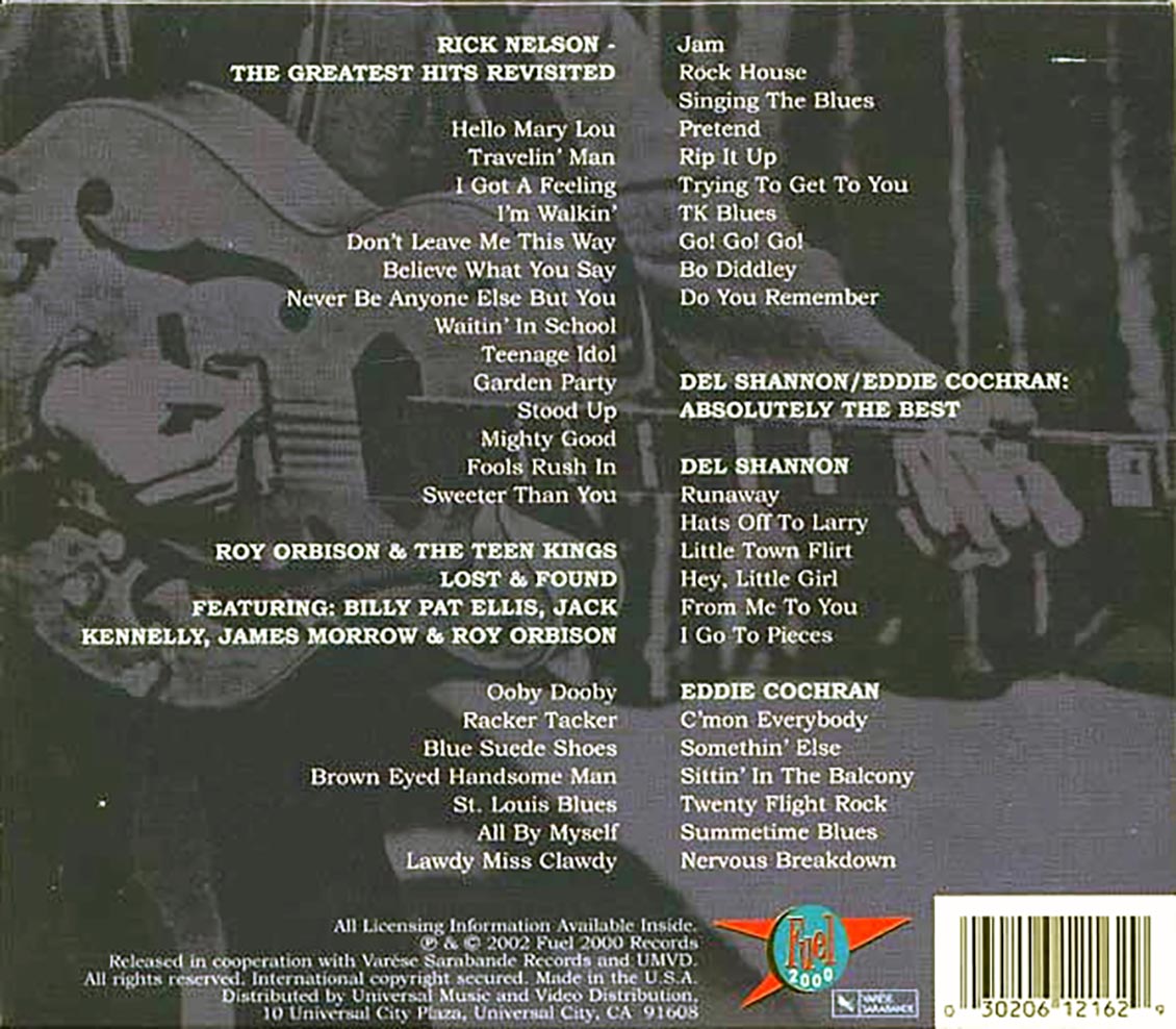 Rick Nelson, Del Shannon, Eddie Cochran, Etc. - Rock N Roll Box (43 tracks) (3xCD) [New CD]