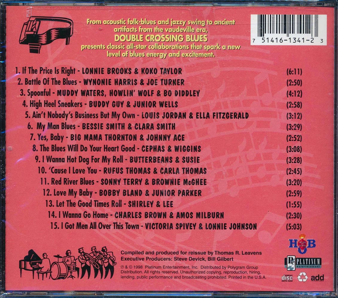 Louis Jordan, Junior Wells, Joe Turner, Muddy Waters, Etc. - Double Crossing Blues: Livin' In The House Of Blues [New CD]