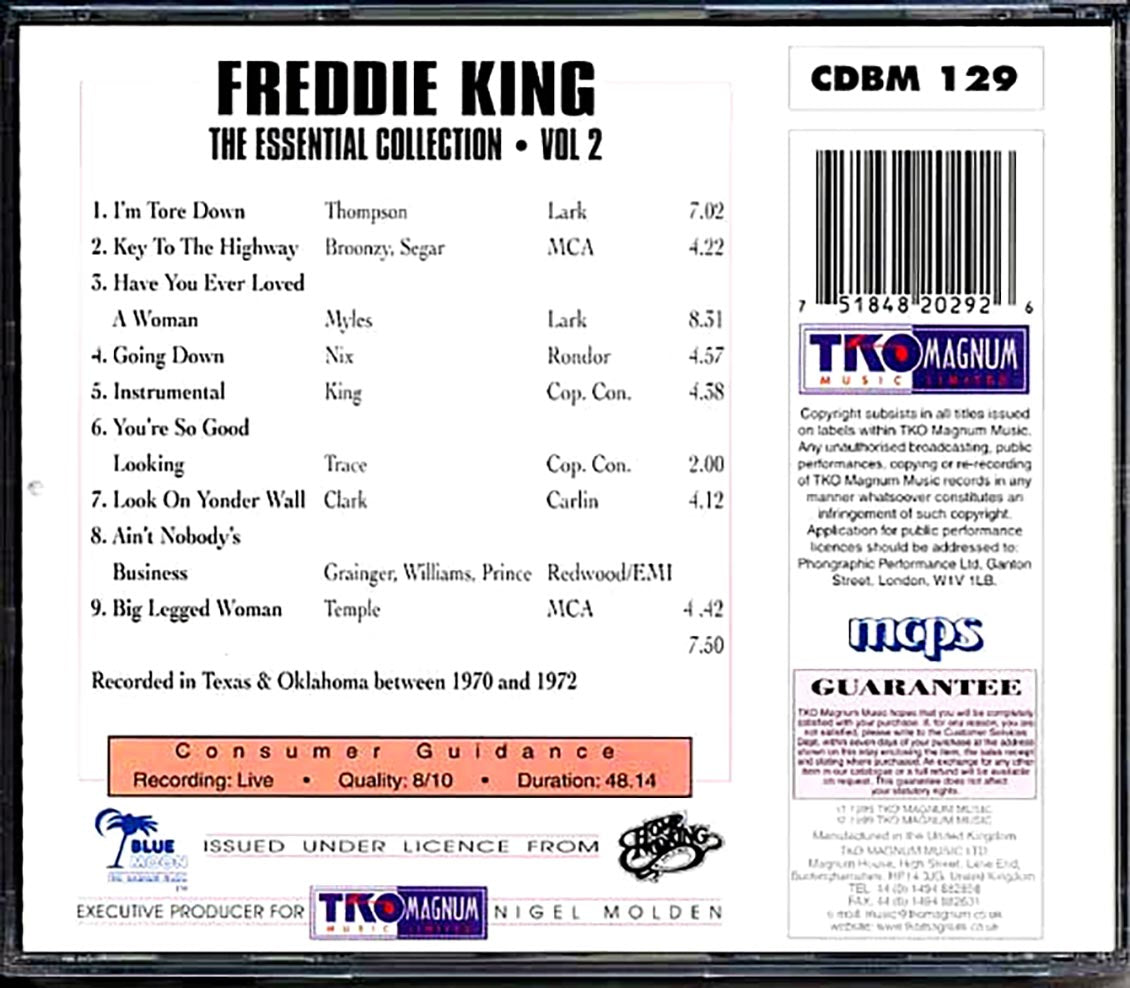 Freddie King - Boogie On Down: The Essential Collection Volume 2 [New CD]