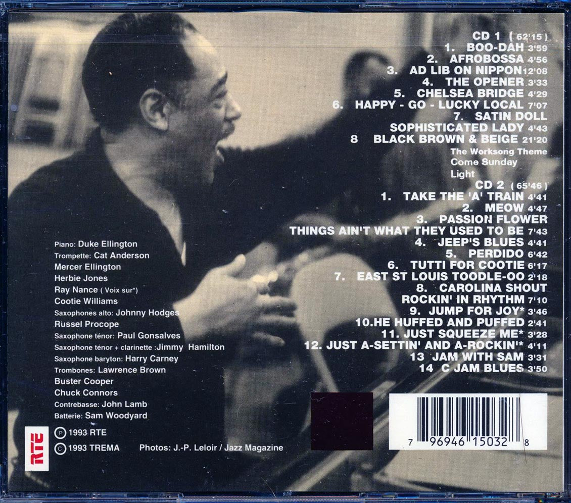 Duke Ellington & His Orchestra - En Concert Avec Europe 1: Theater Des Champs Elysees 29-30 Janvier 1965 (22 tracks) (2xCD) [New CD]