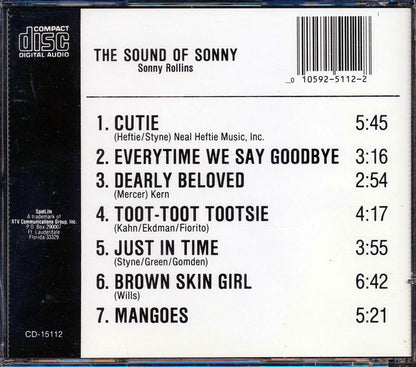 Sonny Rollins - The Sound Of Sonny [New CD]