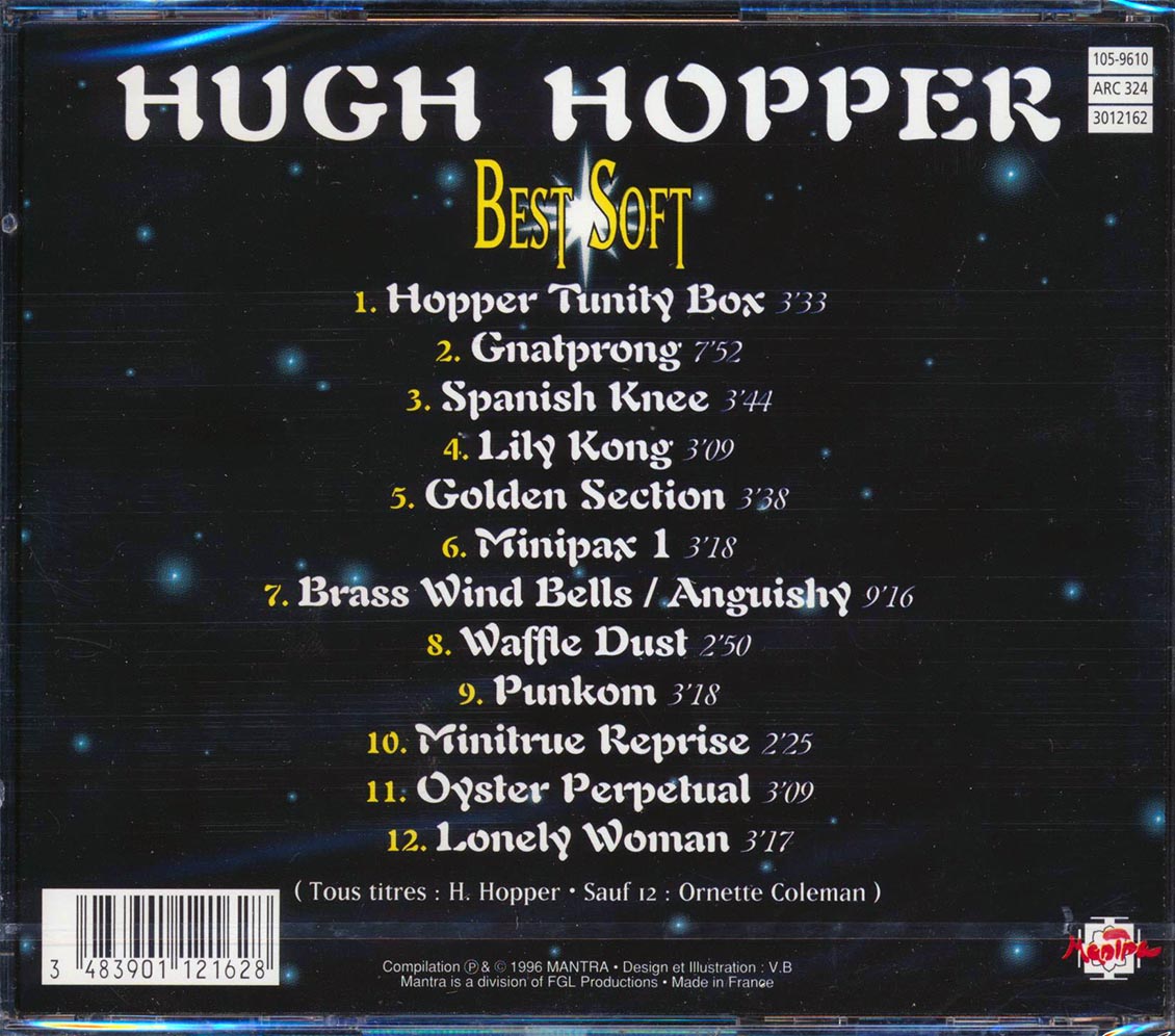 Hugh Hopper - Best Soft [New CD]