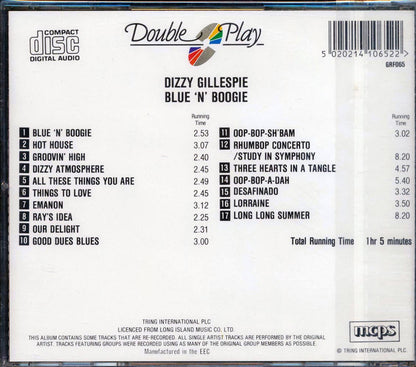 Dizzy Gillespie - Blue 'N' Boogie [New CD]