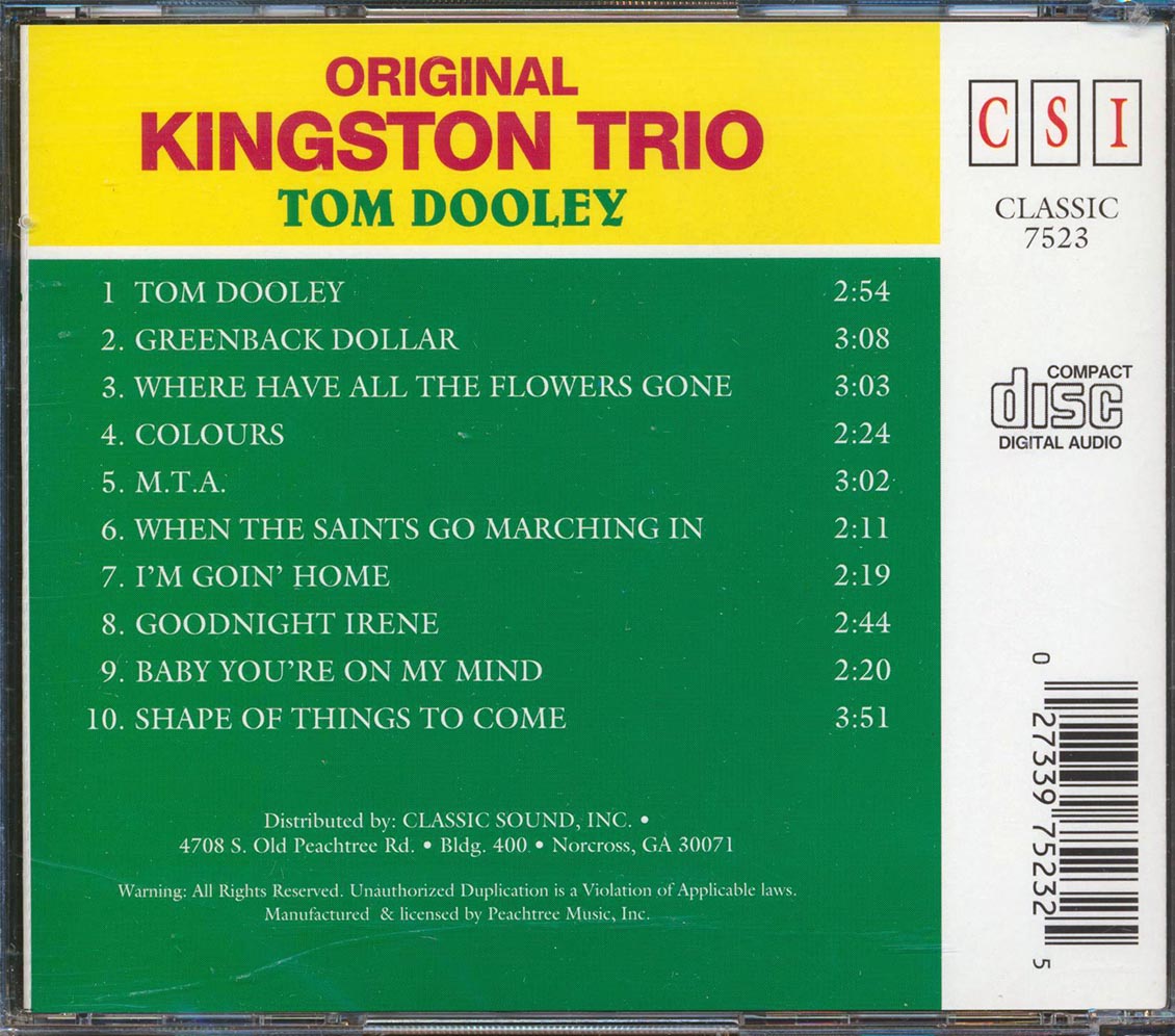 Kingston Trio - Greatest Hits [New CD]